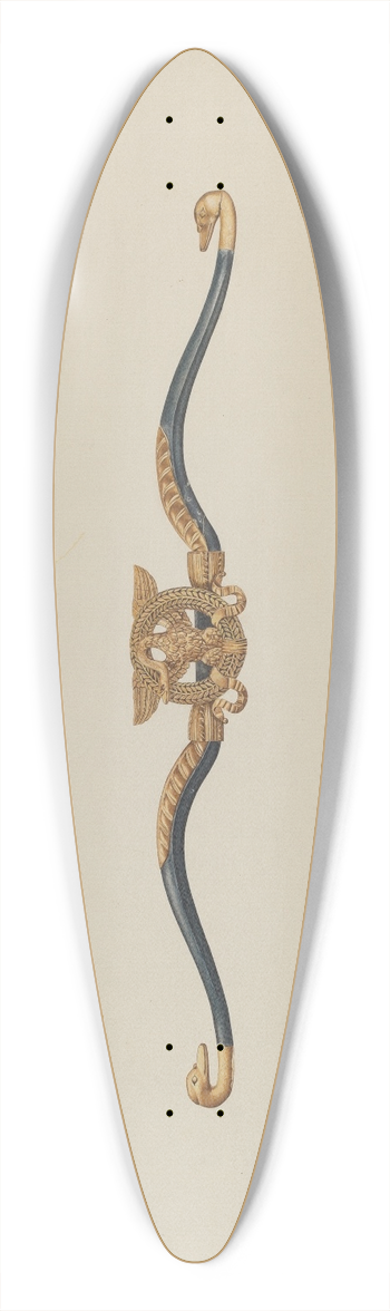 Henry Murphy - Window Cornice 39.3 inch art pintail longboard deck
