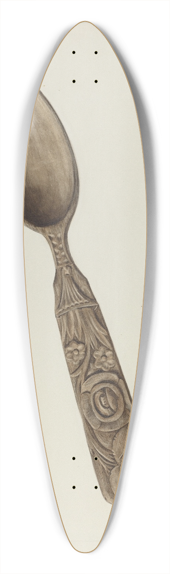 Henry Rasmusen - Wooden Spoon 39.3 inch art pintail longboard deck