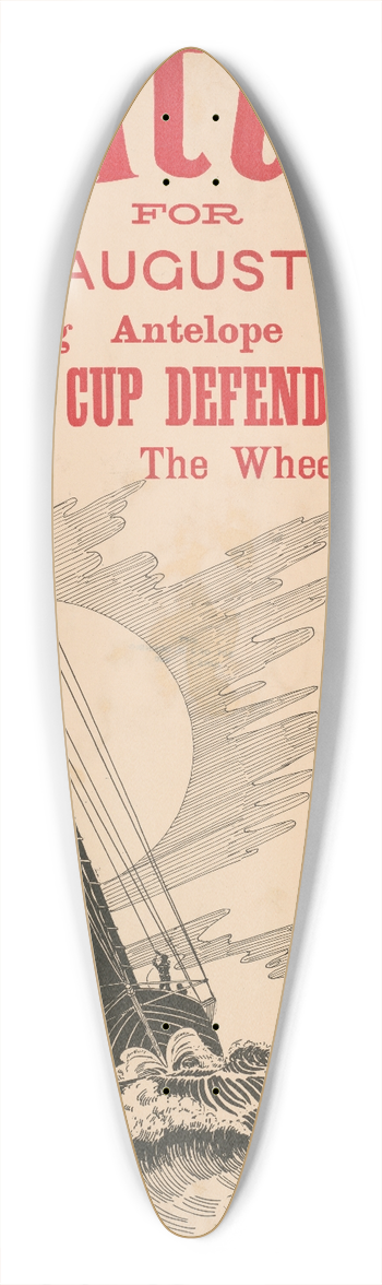 Henry Summer Watson - Outing for August 39.3 inch art pintail longboard deck