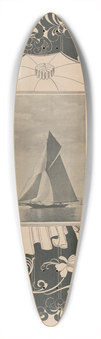 Henry Summer Watson - Outing for July 39.3 inch art pintail longboard deck