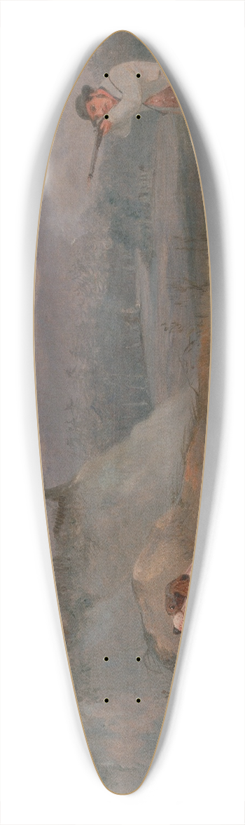 Henry Thomas Alken - Grouse Shooting 39.3 inch art pintail longboard deck