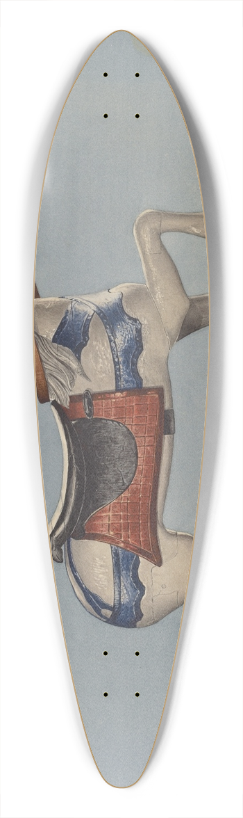 Henry Tomaszewski - Carousel Horse 39.3 inch art pintail longboard deck