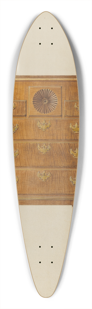 Henry Tomaszewski - Lowboy 39.3 inch art pintail longboard deck