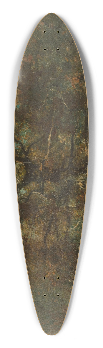 Henry Ward Ranger - Oak Tree 39.3 inch art pintail longboard deck
