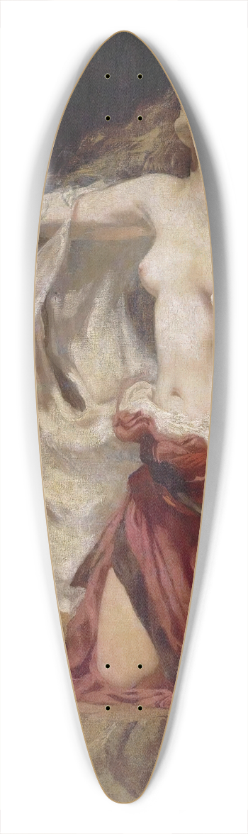 Herbert James Draper - Ariadne 39.3 inch art pintail longboard deck