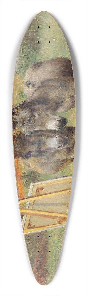 Herbert William Weekes - The unlikely connoisseurs 39.3 inch art pintail longboard deck