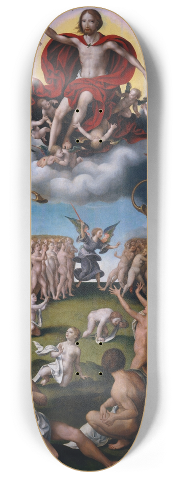 Joos Van Cleve - The Last Judgment 8.25 inch art skate deck
