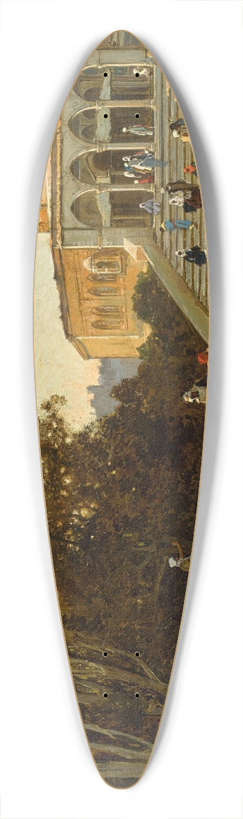Hermann David Salomon Corrodi - The Dome Of The Rock, Jerusalem 39.3 inch art pintail longboard deck