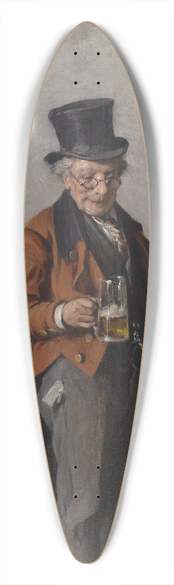 Hermann Kern - Konzertpause 39.3 inch art pintail longboard deck