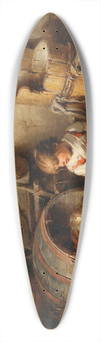Hermann Kern - Playfellows 39.3 inch art pintail longboard deck
