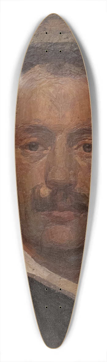 Herman Norrman - Self-portrait 39.3 inch art pintail longboard deck