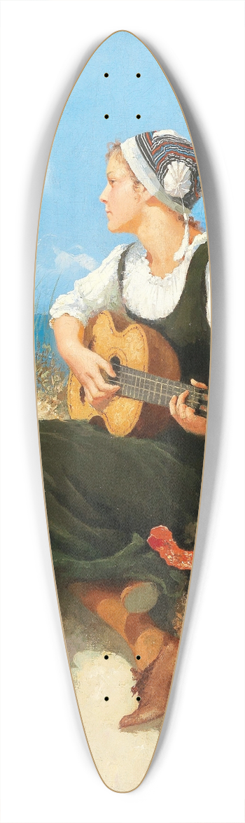 Hermann Seeger - Am Ostseestrand 39.3 inch art pintail longboard deck