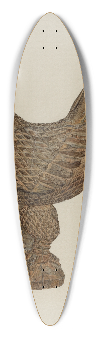 Hester Duany - Rooster 39.3 inch art pintail longboard deck