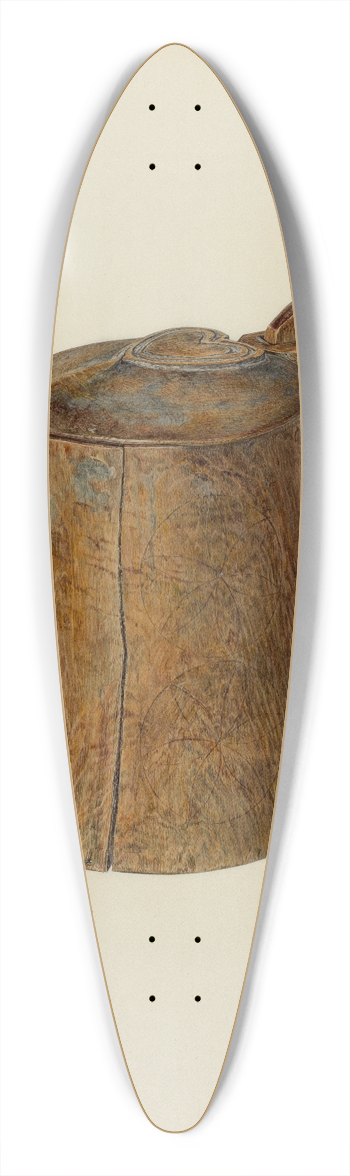 Hester Duany - Tankard 39.3 inch art pintail longboard deck