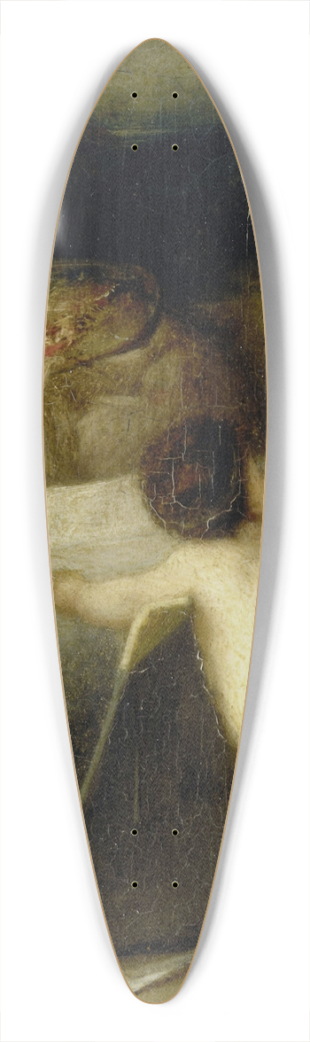 Hippolyte Michaud - De kleine kunstliefhebbers 39.3 inch art pintail longboard deck