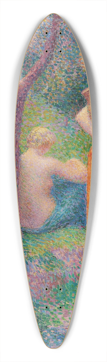 Hippolyte Petitjean - Aprs le bain 39.3 inch art pintail longboard deck