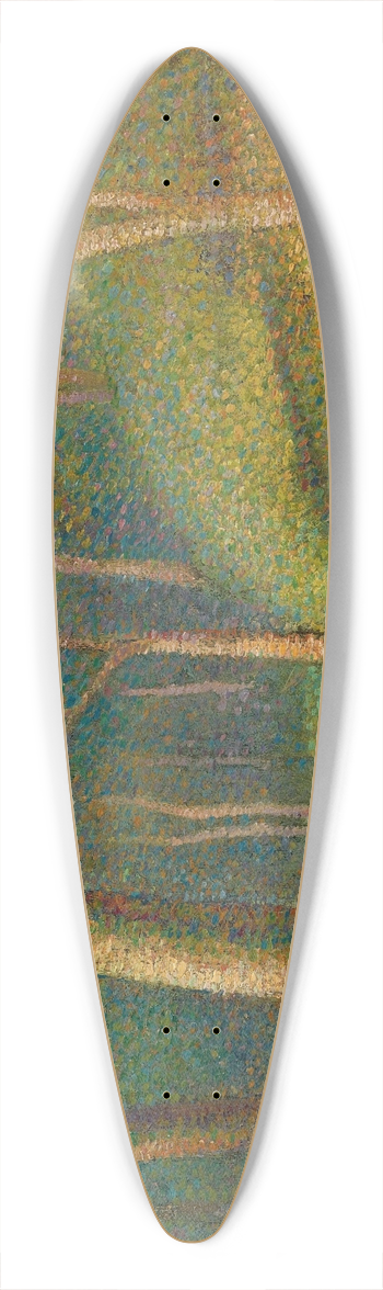 Hippolyte Petitjean - Sous-Bois 39.3 inch art pintail longboard deck