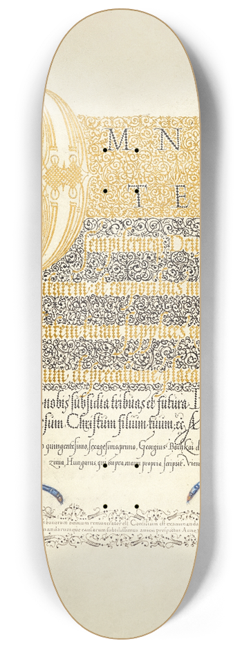 Joris Hoefnagel - Damselflies 8.25 inch art skate deck