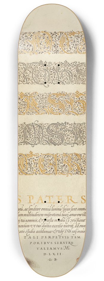 Joris Hoefnagel - Damselfly, Insect, and Marine Mollusks 8.25 inch art skate deck