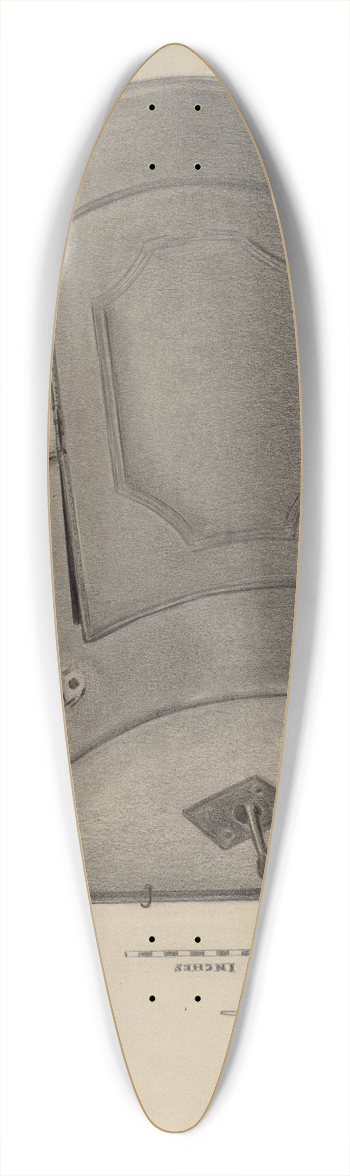 Holger Hansen - Dutch Oven 39.3 inch art pintail longboard deck