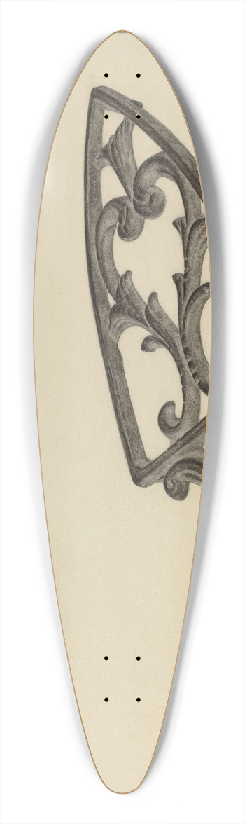 Holger Hansen - Flat Iron Holder 39.3 inch art pintail longboard deck