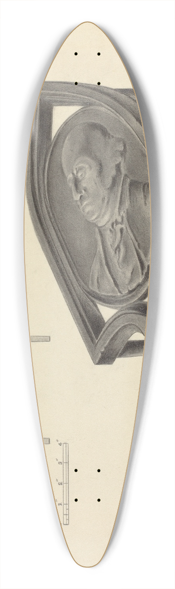 Holger Hansen - Flatiron Holder 39.3 inch art pintail longboard deck