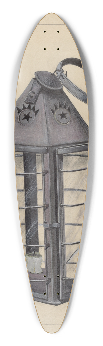 Holger Hansen - Lantern 39.3 inch art pintail longboard deck
