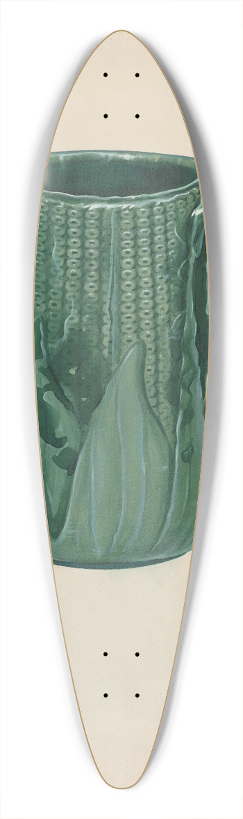 Howard H. Sherman - Bennington Pitcher 39.3 inch art pintail longboard deck