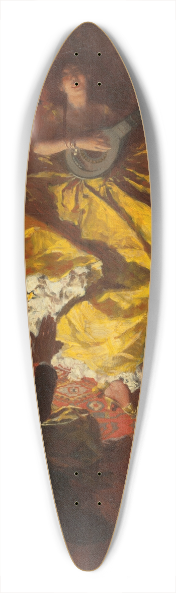Howard Pyle - A Puppet of Fate 39.3 inch art pintail longboard deck