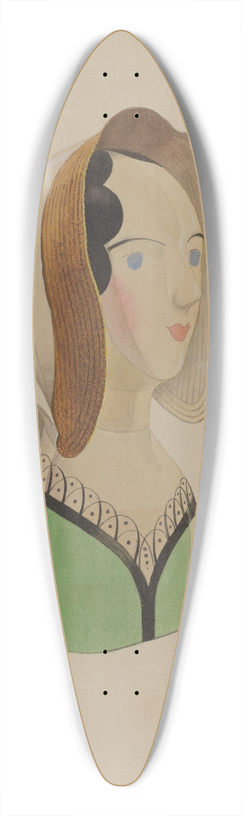 Howard Weld - Hat Mannequin 39.3 inch art pintail longboard deck