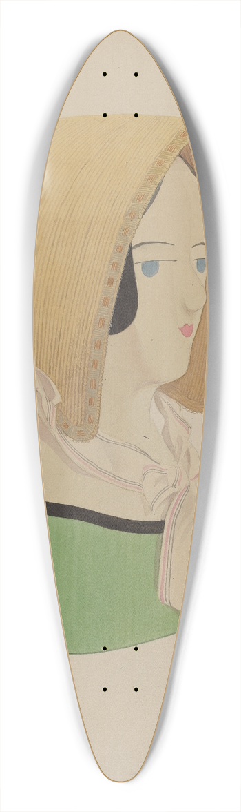 Howard Weld - Hat Mannequin and Bonnet 39.3 inch art pintail longboard deck