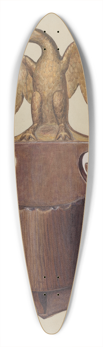 Howell Rosenbaum - Match Case for Wall 39.3 inch art pintail longboard deck