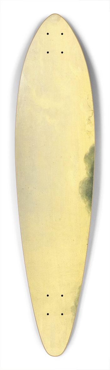 H.Th. Hesselaar - A Sugar Factory on Java 39.3 inch art pintail longboard deck