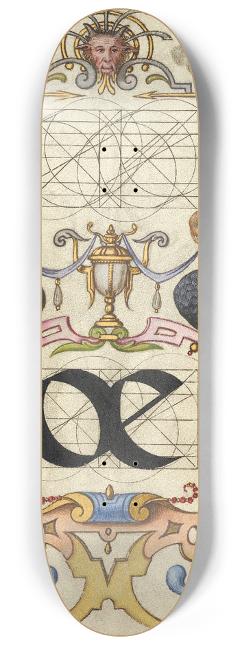 Joris Hoefnagel - Guide for Constructing the Ligature oe 8.25 inch art skate deck