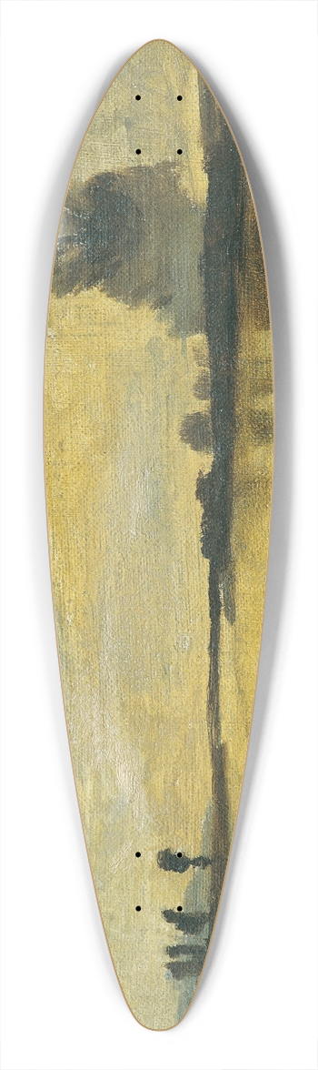 Hubert Landa - Donaulandschaft 39.3 inch art pintail longboard deck