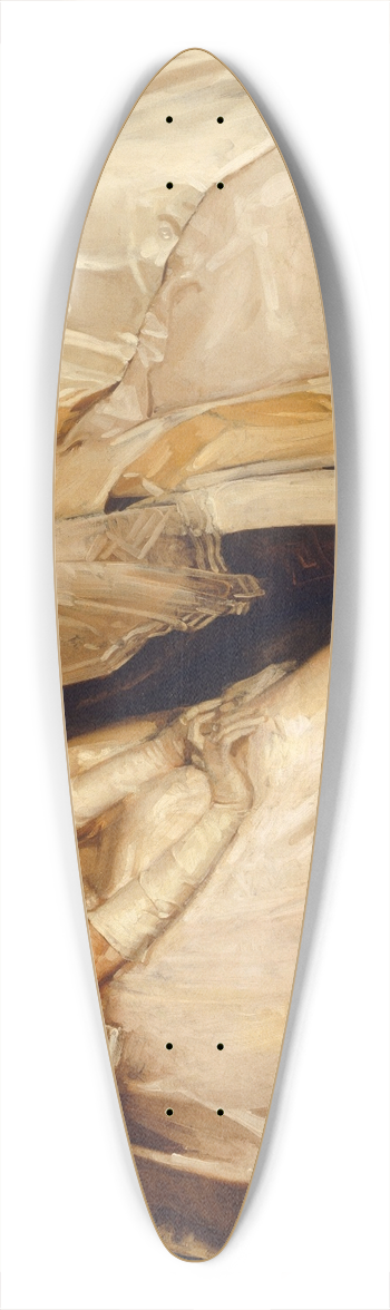 Hugh Ramsay - The sisters 39.3 inch art pintail longboard deck