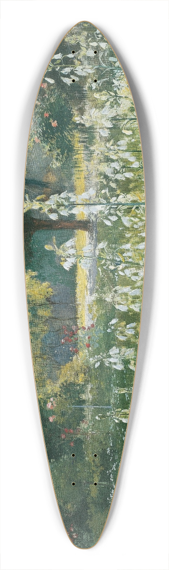 Hugo Charlemont - Sommerhyazinthen (Galtonien) Gladiolen 39.3 inch art pintail longboard deck