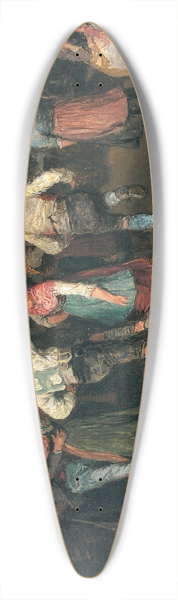 Hugo Kauffmann - Erntetanz 39.3 inch art pintail longboard deck