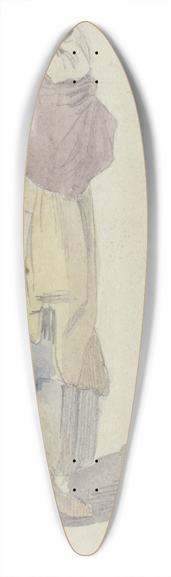 Hugo Kauffmann - Mdchen mit Kind auf dem Arm 39.3 inch art pintail longboard deck