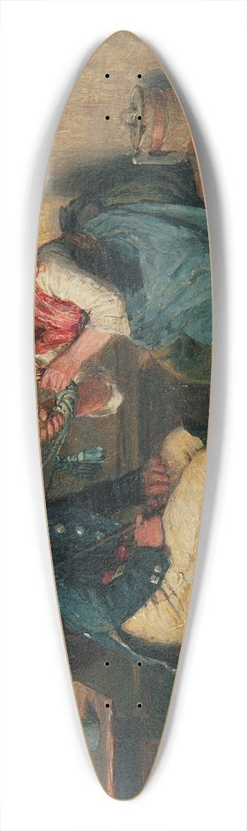 Hugo Kauffmann - Mdel mit Postillon 39.3 inch art pintail longboard deck