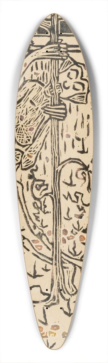 Hugo Simberg - Autumn II 39.3 inch art pintail longboard deck
