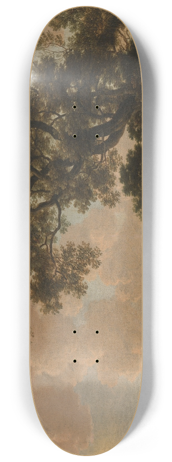 Joris van der Haagen - Landscape with the Schwanenburg, Cleves 8.25 inch art skate deck