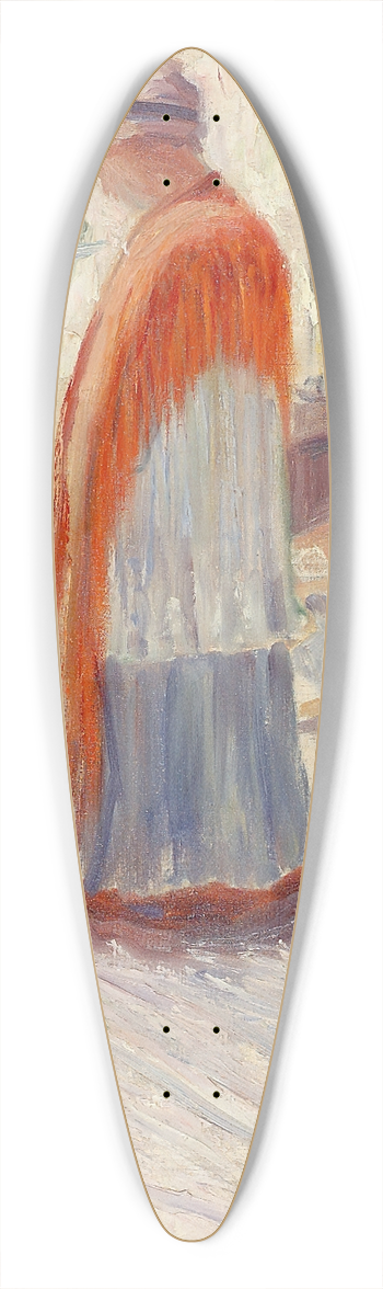 Hugo Simberg - In The Studio 39.3 inch art pintail longboard deck