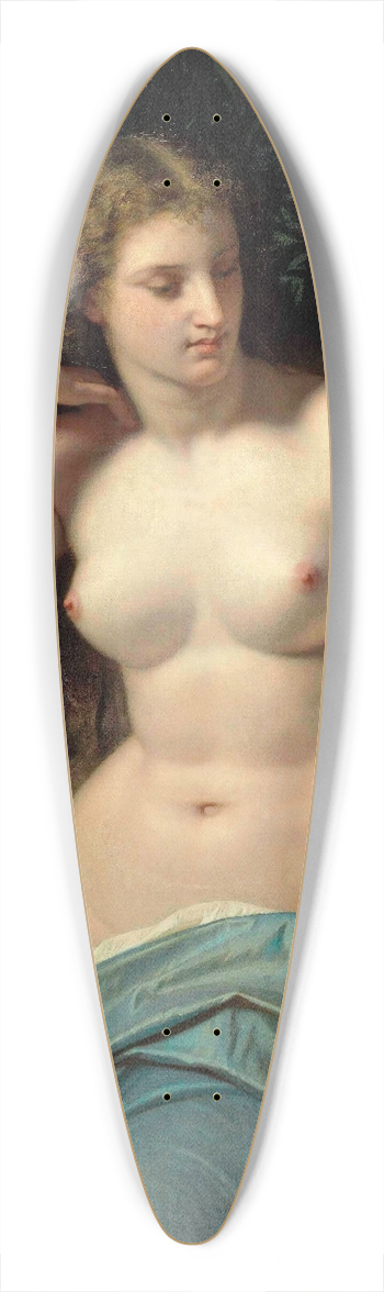 Hugues Merle - Bathsebe 39.3 inch art pintail longboard deck