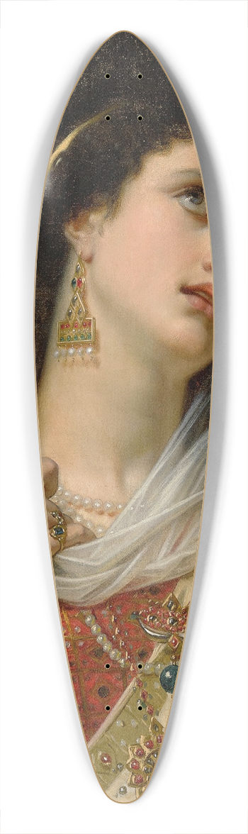 Hugues Merle - Queen Esther 39.3 inch art pintail longboard deck