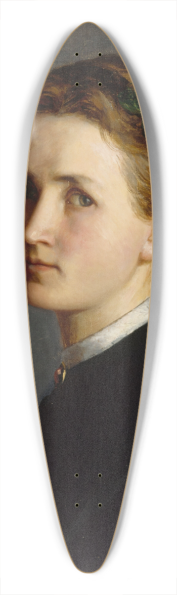 Ida Silfverberg - Self-Portrait 39.3 inch art pintail longboard deck