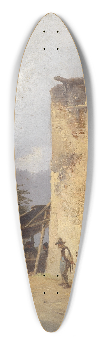 Ignaz Raffalt - Beim Khler 39.3 inch art pintail longboard deck