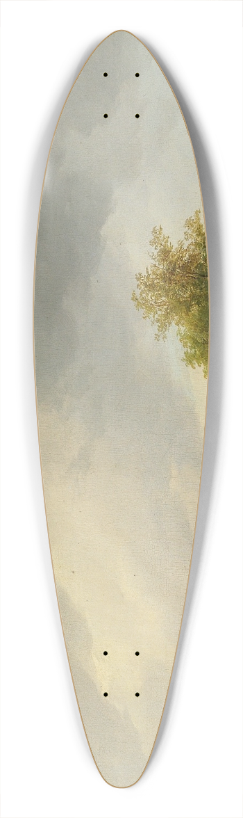 Ignaz Raffalt - Returning home before the storm 39.3 inch art pintail longboard deck