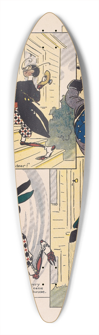 Ike Morgan - The Woggle-Bug book Pl.05 39.3 inch art pintail longboard deck