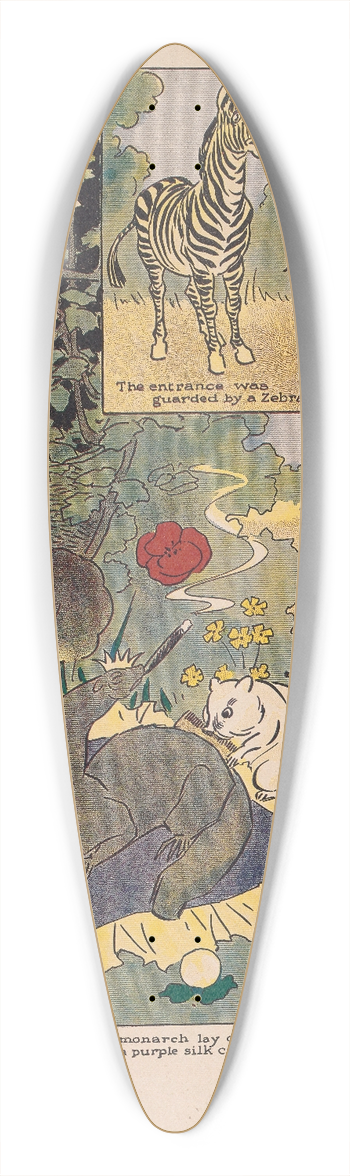 Ike Morgan - The Woggle-Bug book Pl.19 39.3 inch art pintail longboard deck